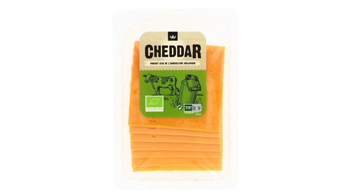 Cheddar tranches x9 150g No name