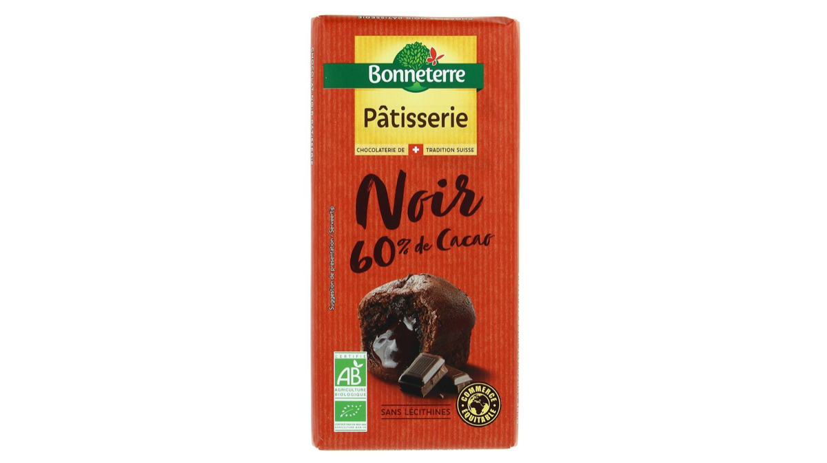 Chocolat patisserie noir 200g Bonneterre