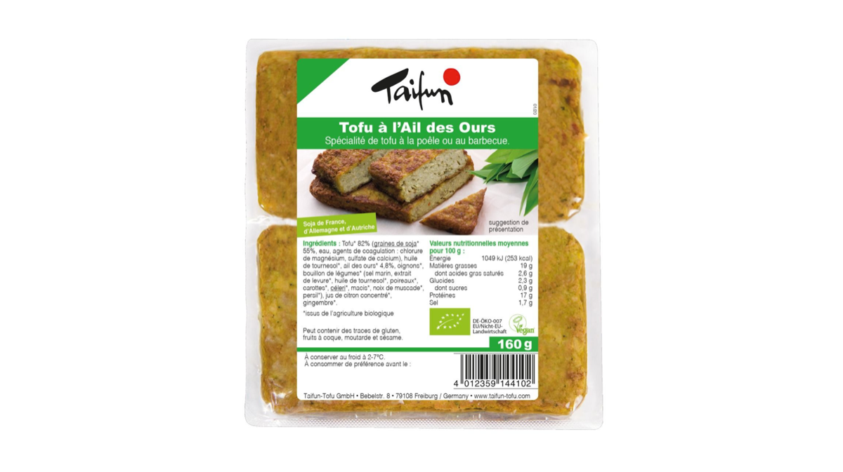 Filet de tofu ail des ours 2x80g Taifun