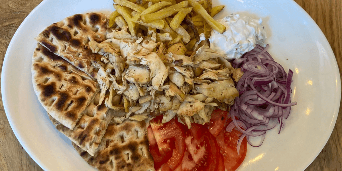 Gyros chicken plate