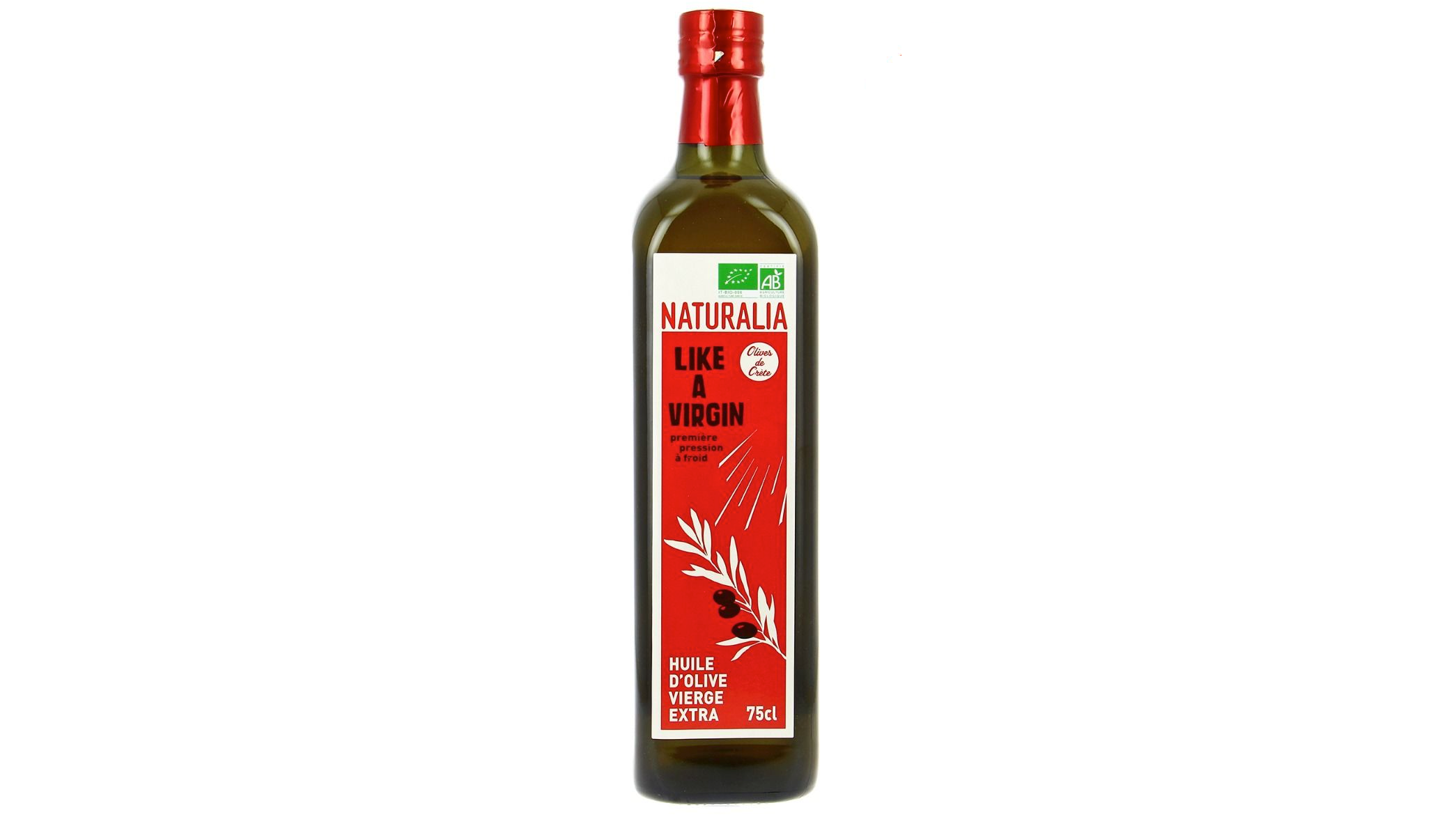 Huile d'olive vierge Crete 75cl Naturalia