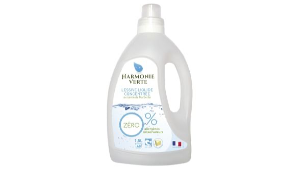 Lessive liquide 1,5L concentrée Harmonie verte 