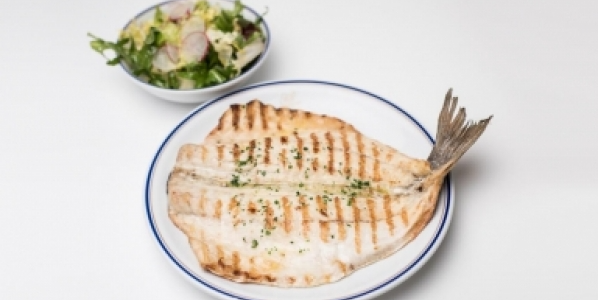 Branzino alla Veneziana with Mix Salad 